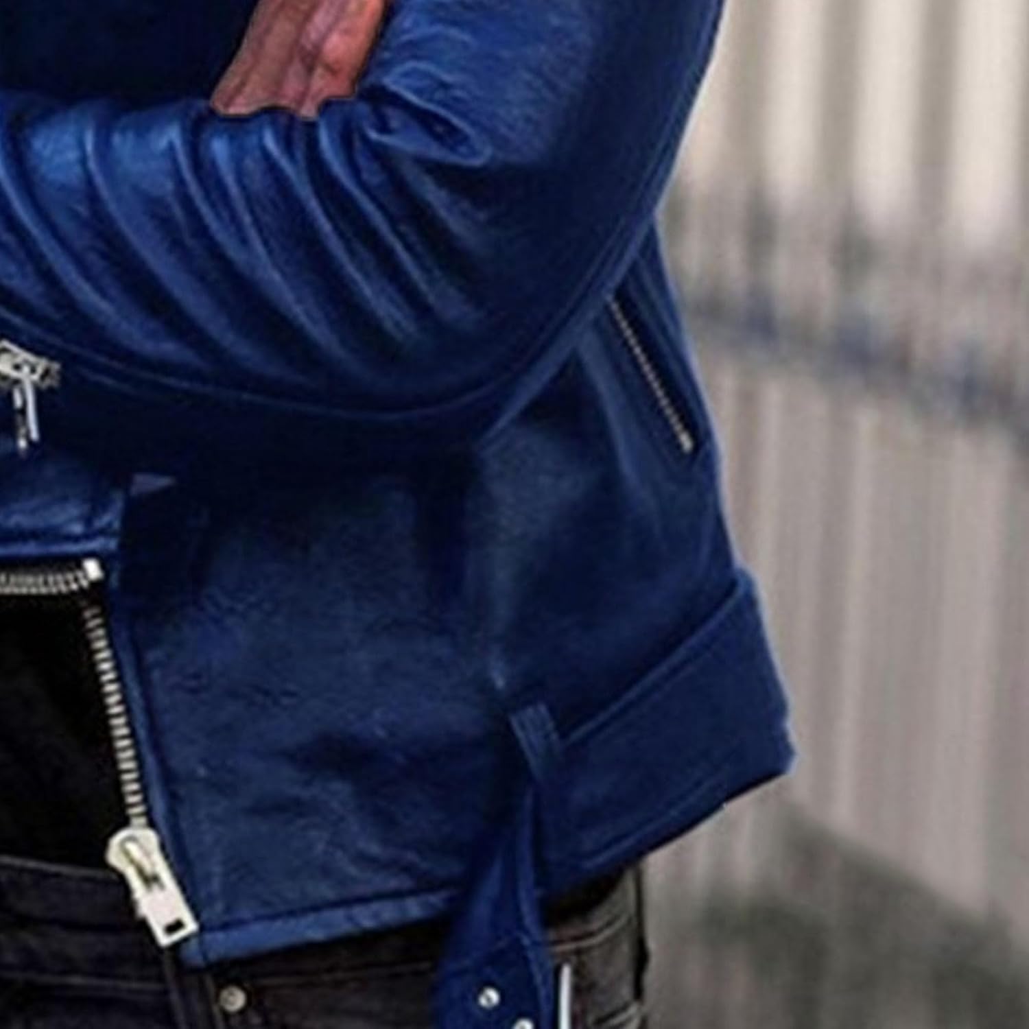 Women's Slim Fit Fashion Zip Up Biker Jacket Faux Leather Lapel Outdoor Jacket Comfort PU Motorcycle Coats