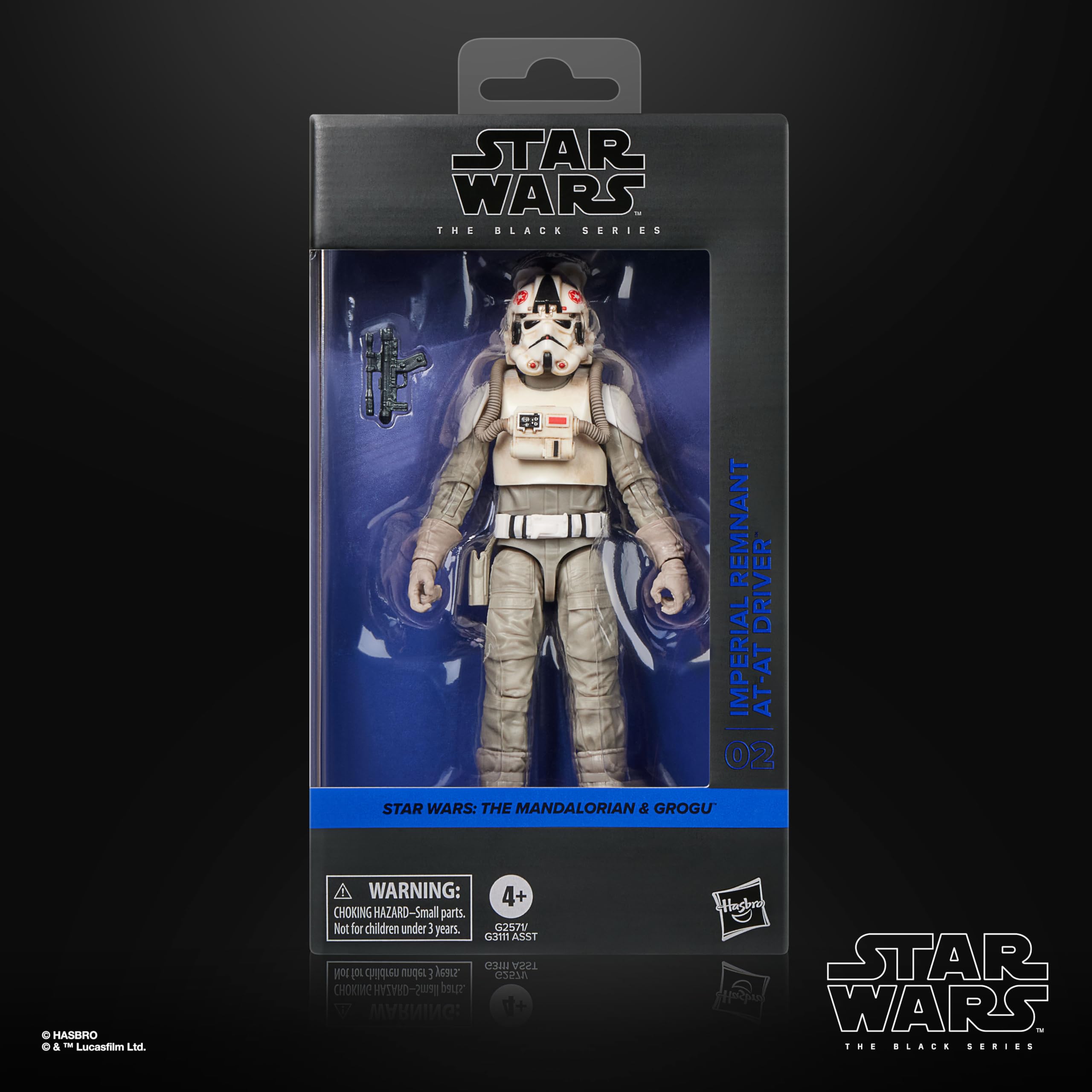 Star Wars The Black Series Imperial Remnant AT-AT Driver, The Mandalorian & Grogu 15-cm Action Figure, Multicolor, 6 inches - Image 2