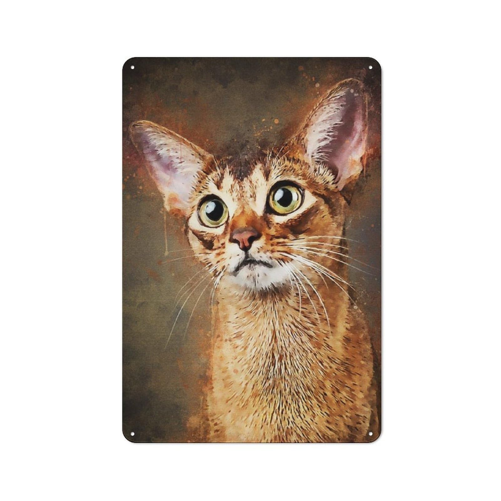 Junmoney Love Cat Retro Metal Plaque 30X20cm For Garage Or Workshop, Housewarming Wall Decor For People Furnishing Garage And Workshop