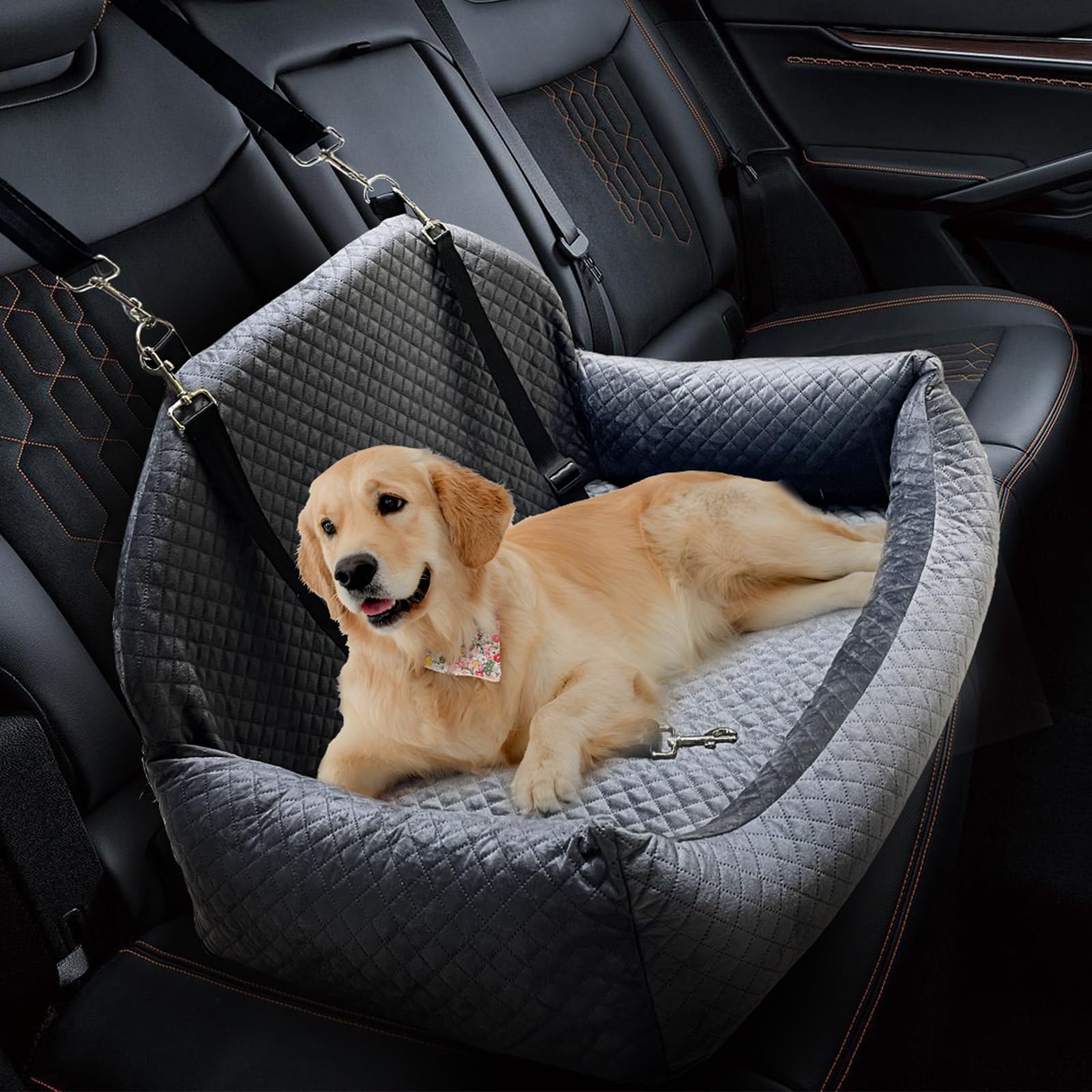 Snoozer Pet Products Luxury Console Dog Car Seat, Small, Black - View #9