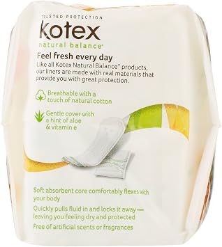 U by Kotex Absorbent Liners, Long, Individually Wrapped, Unscented, Long, 16 Count