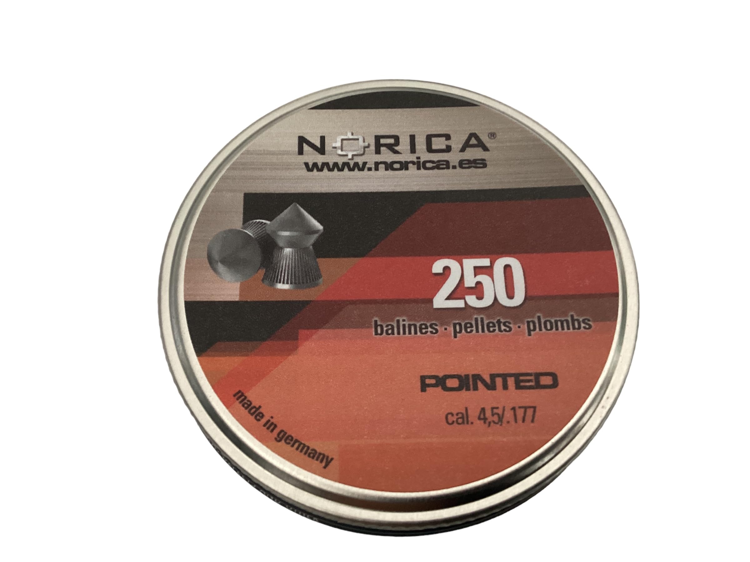 Norica Pointed Ballen, Kaliber 4.5/177, 2 x 500 Stuk, 1000 Stuk