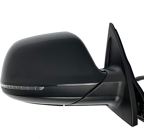 Spieg Reemplazo del espejo lateral del pasajero para Audi Q7 2010-2015 Lámpara de charco de señal de giro Power Folding Lane Assist BSM Memory Auto