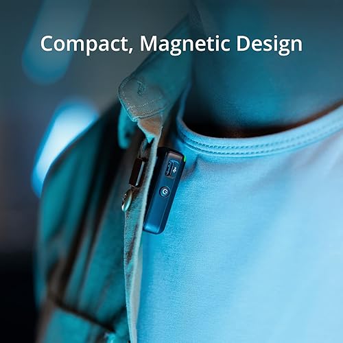 Miniatura 3 de DJI - Micrófono (1 TX + 1 RX), micrófono de solapa inalámbrico, 820 pies de rango, 14 horas de grabación, inalámbrico, para PC, iPhone, Andriod,