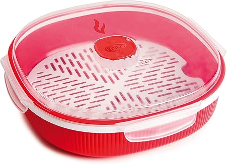 Snips VAPORIERA per microonde - 1 VASSOIO, 2 LT - Linea TempoZero Microonde  : Amazon.it: Casa e cucina