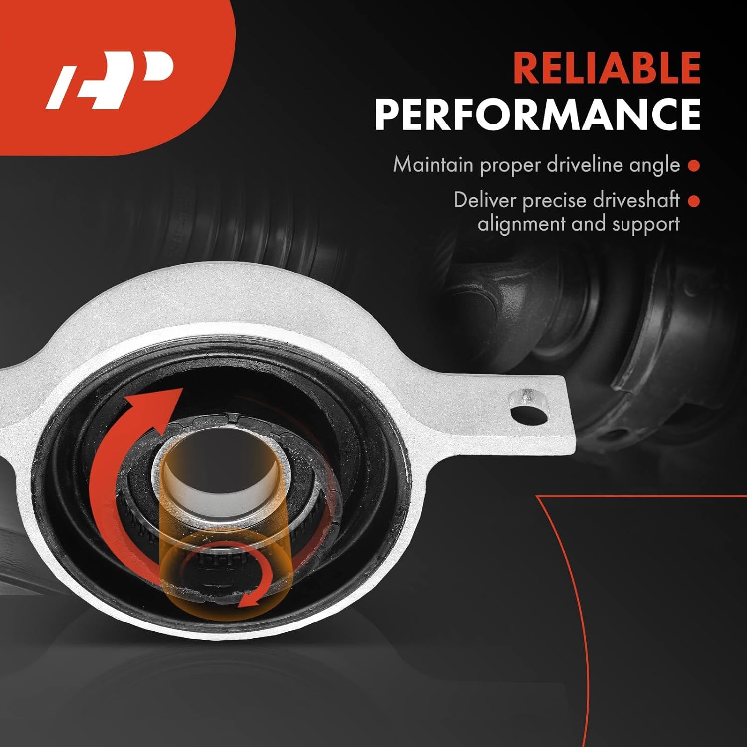 A-Premium Drive Shaft Center Support Bearing Driveshaft Carrier Bearing Propshaft Mounting Compatible with BMW X5 2007-2018, X3 2011-2017, X6 2008-2018, X4, xDrive35i, xDrive50i, Replace# 26127558745