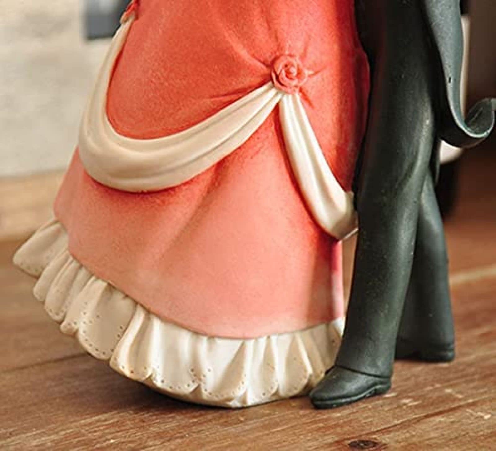 CINY Statue in resina di coppia affettuosa, statuette a doppio ballo, ornamento da tavolo per la casa in resina, sculture per l'anniversario di matrimonio per donne e uomini, astratte
