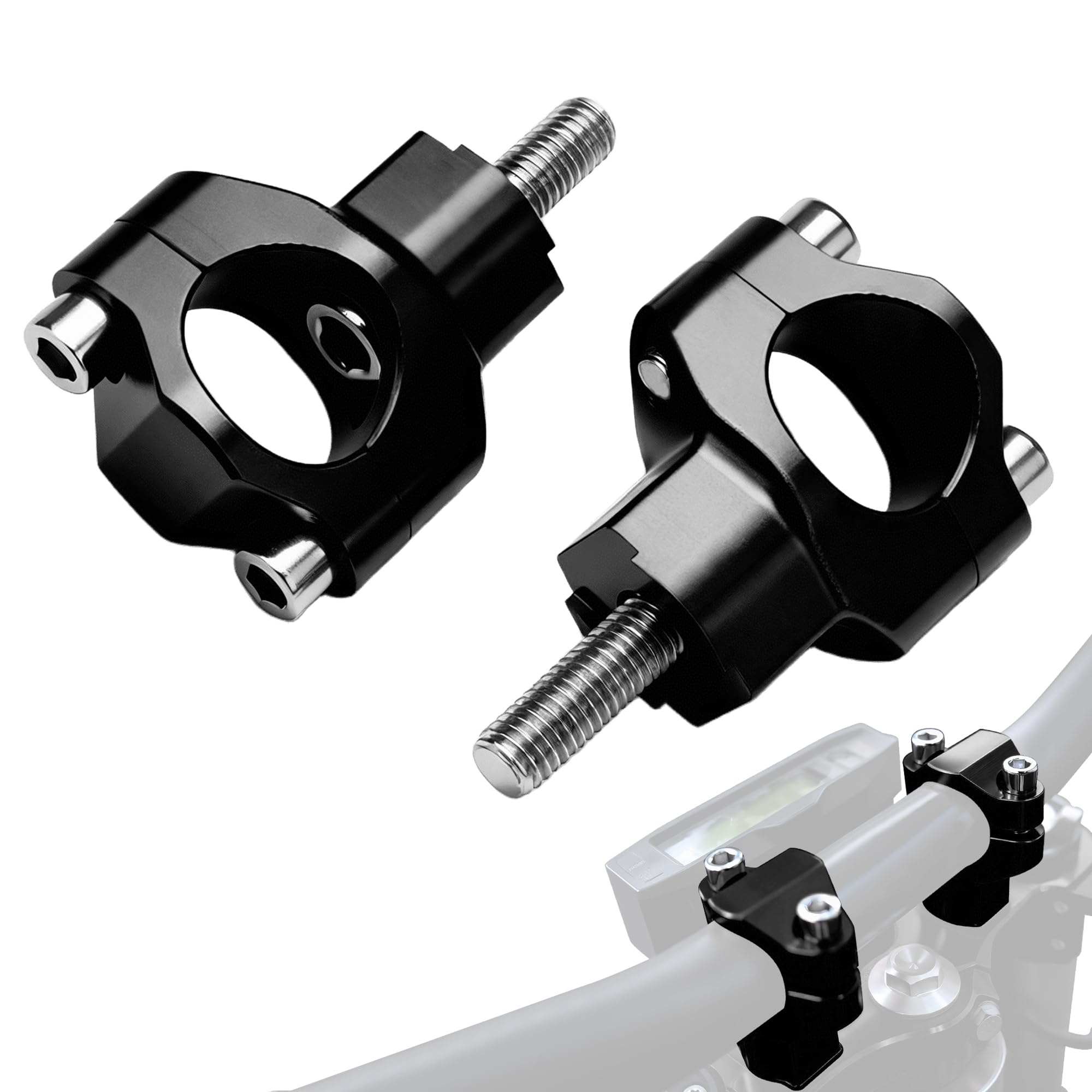 Amazon.com: JFG RACING Dirt Bike Handlebar Riser,CNC Motorcycle
