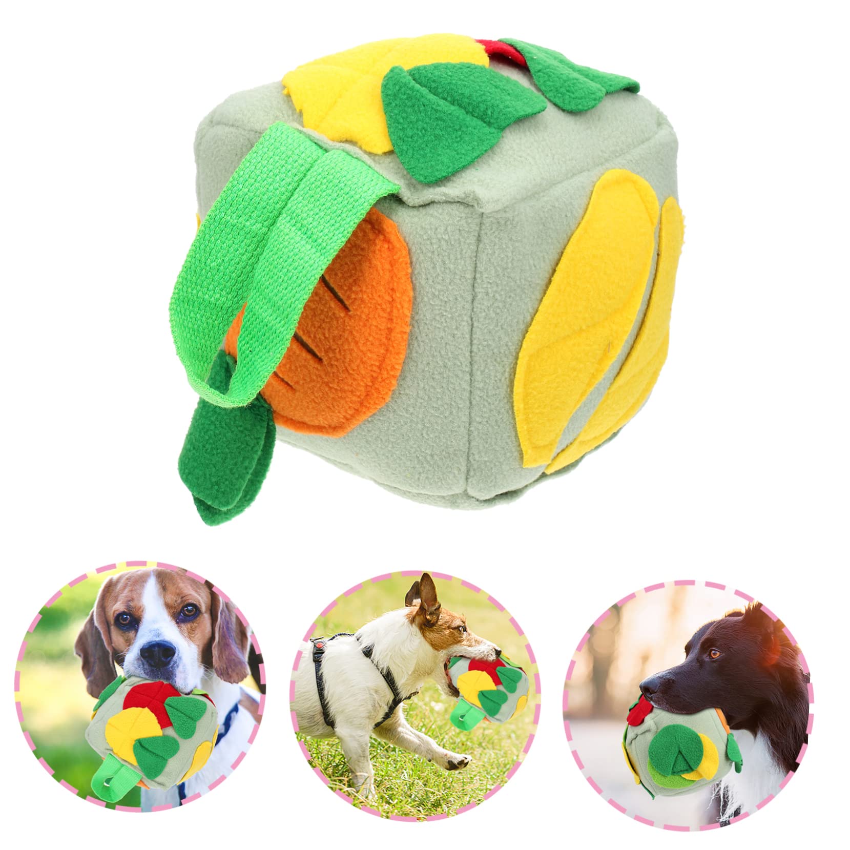 Angoily 3stücke Hundeschnüffelball Interaktives Futterspielzeug Für Hunde Fördert Die Sinne Bunte Farben Stressabbau Für Kleine Bis Große Hunde Für Spiel Und Spaß Beim Füttern