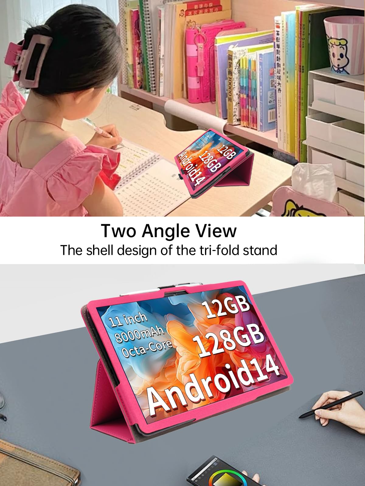 Amazon.co.jp: COLORROOM C5 Android 14 タブレット 11インチ 2024年