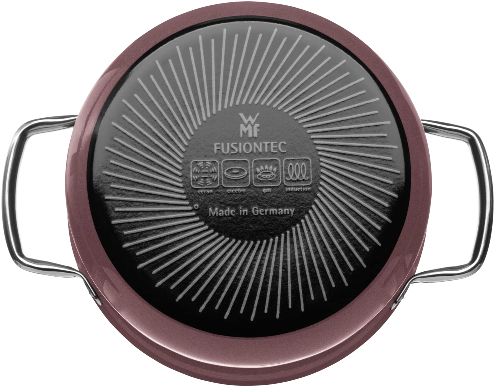 WMF Fusiontec Made in Germany（24cm） WMF Fusiontec Mineral Cooking Pot Large 24 cm Glass Lid Stewing