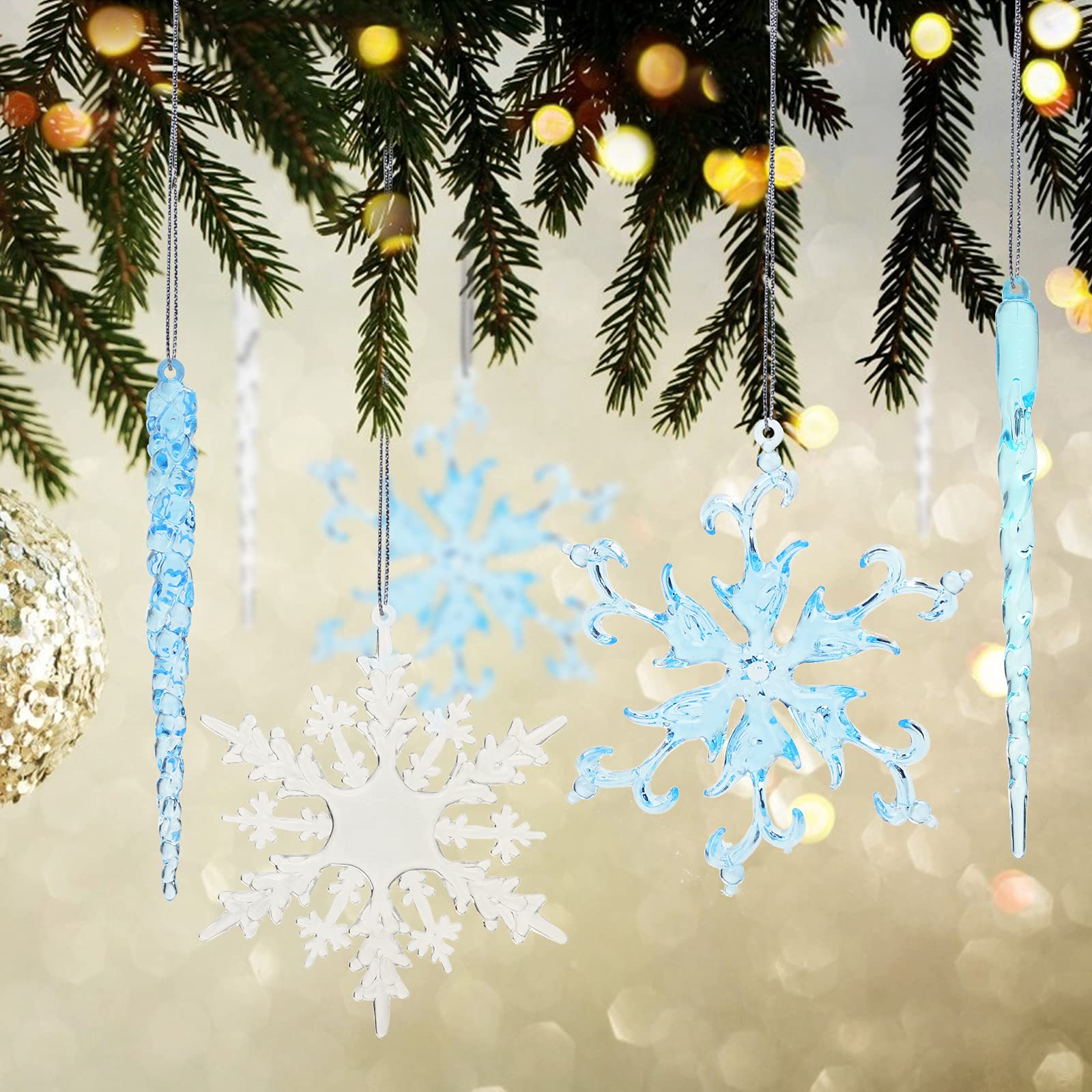 Flocon de neige en acrylique 21 cm avec paillettes - UBL - Mr Bricolage Flocon de neige en acrylique 21 cm avec paillettes - UBL - Mr Bricolage