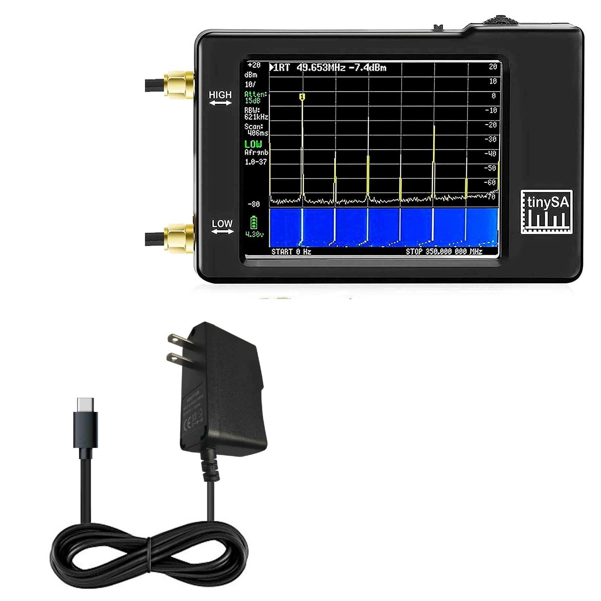 BoxWave Charger Compatible with Seesii Handheld Tiny Frequency Analyzer - Wall Charger Direct (5W), Wall Plug Charger