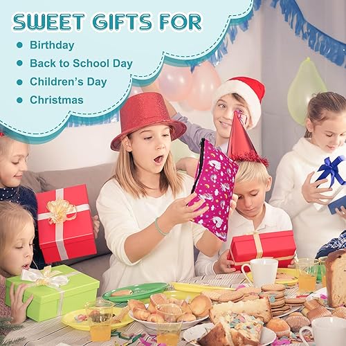 Miniatura 4 de Ctosree Estuche para lápices con cremallera de dibujos animados para niños y niñas, regalo de regreso a clases, lindo dinosaurio, unicornio,