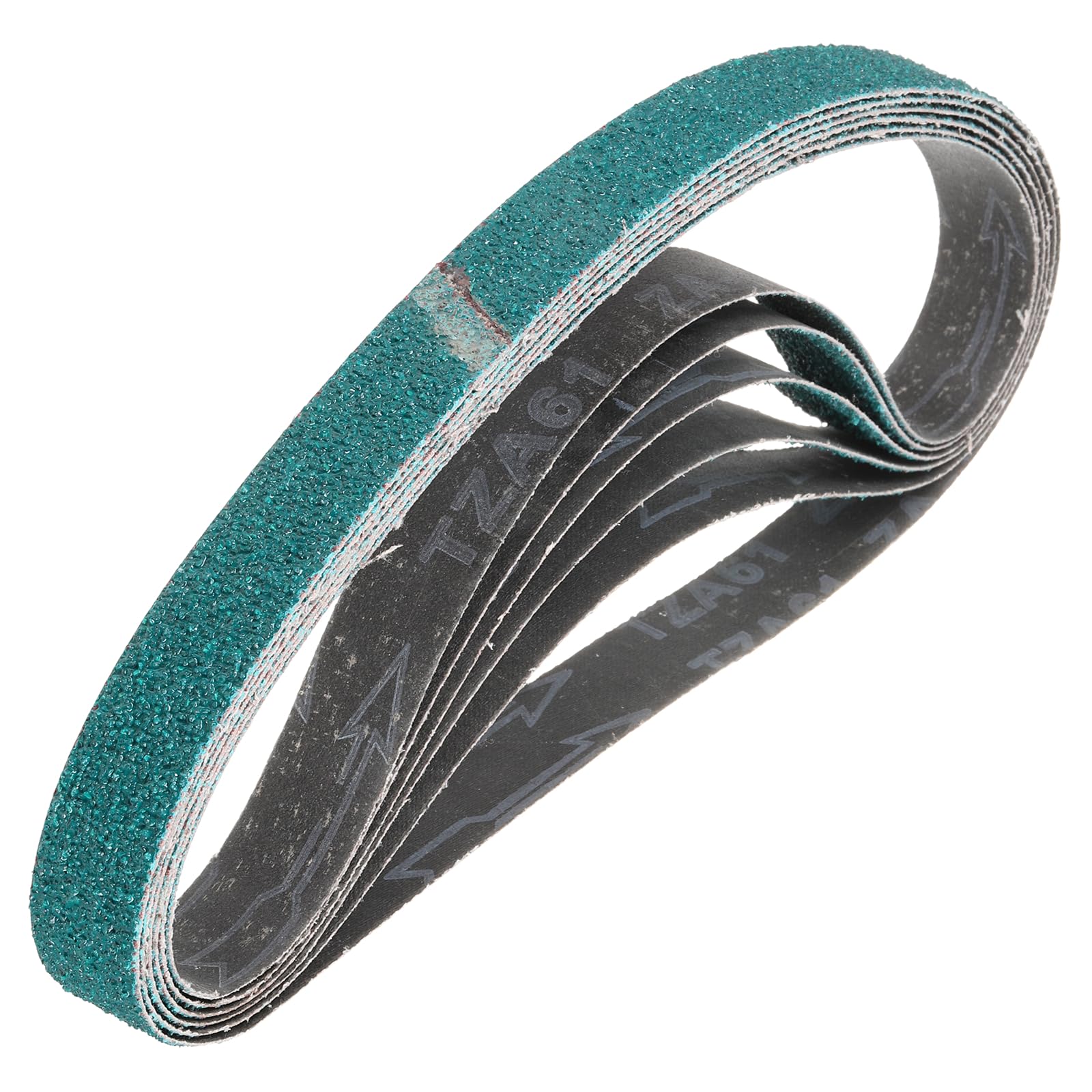 sourcing map 50mm x 915mm Sanding Belts, 6 Pcs 24 Grit Zirconia Abrasive Belt Sander File Belt for Woodworking, Metal Polishing, Knife Sharpener