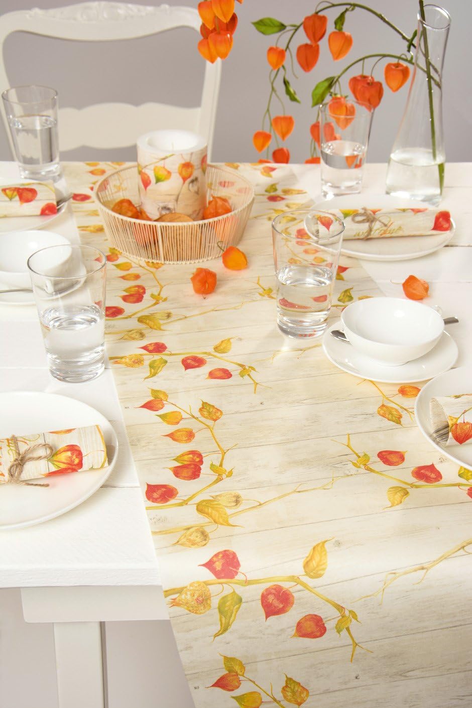 Boston International IHR Cocktail Beverage Paper Napkins, 5" X 5", Welcome Autumn