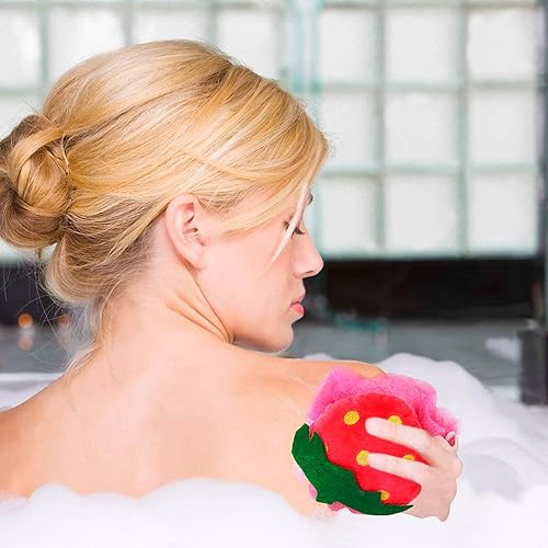 Miniatura 4 de Rocutus 4 esponjas de baño para niños con esponja de ducha para baño o ducha con ganchos para viajes mixtos 4