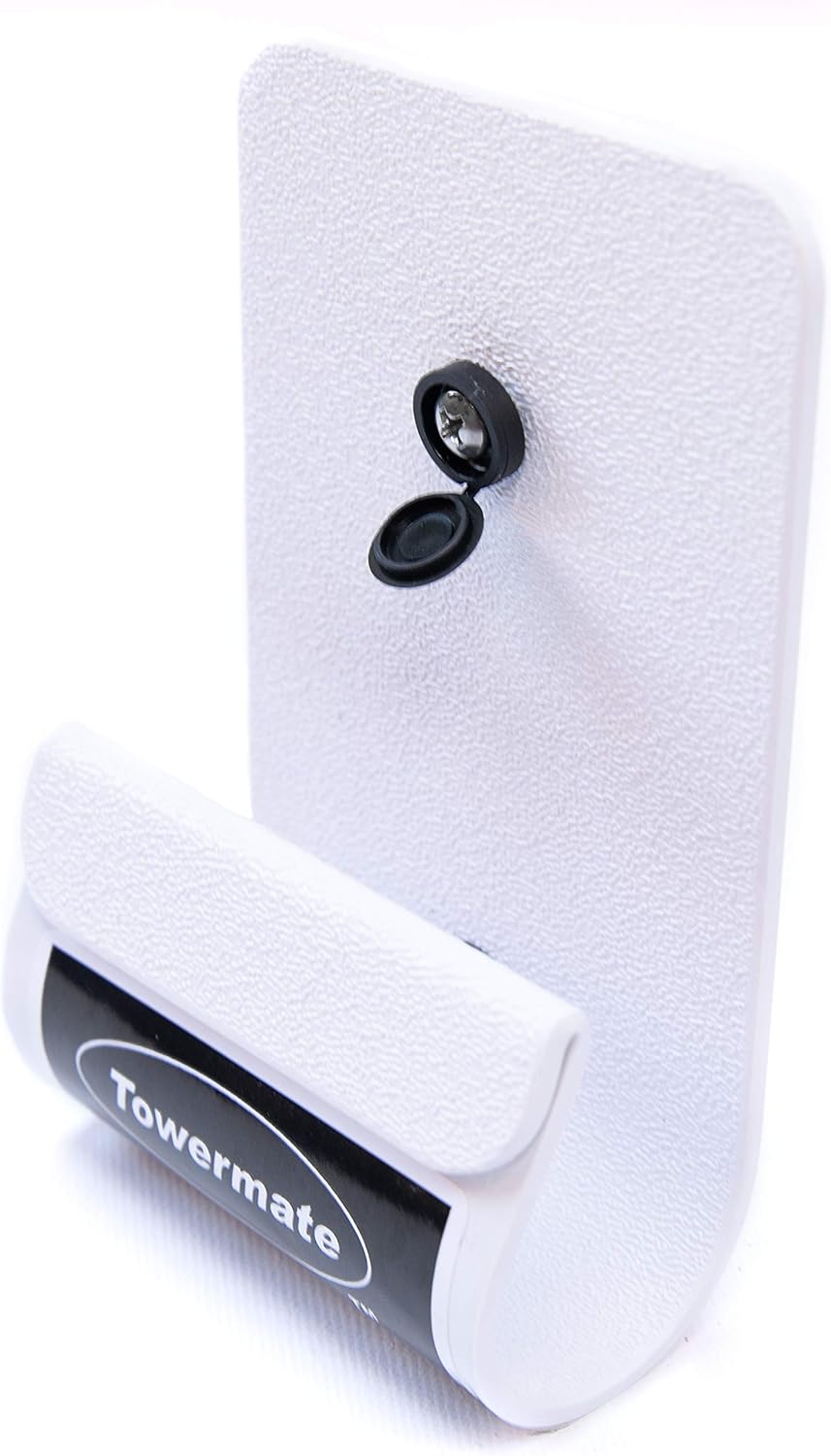 TowerMate Shorty Push Pole Holder – Side-Mounted Poling Platform Accessory for Skiff & Flats Boats – Fits Fiberglass & Carbon Graphite Pushpoles – Silent, Durable, Made in USA by Florida Backcountry