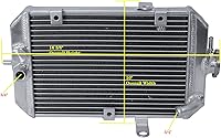 Vista 2 de Radiador ATV de aluminio completo para Yamaha Raptor 660 YFM660R 2002 2003 2004