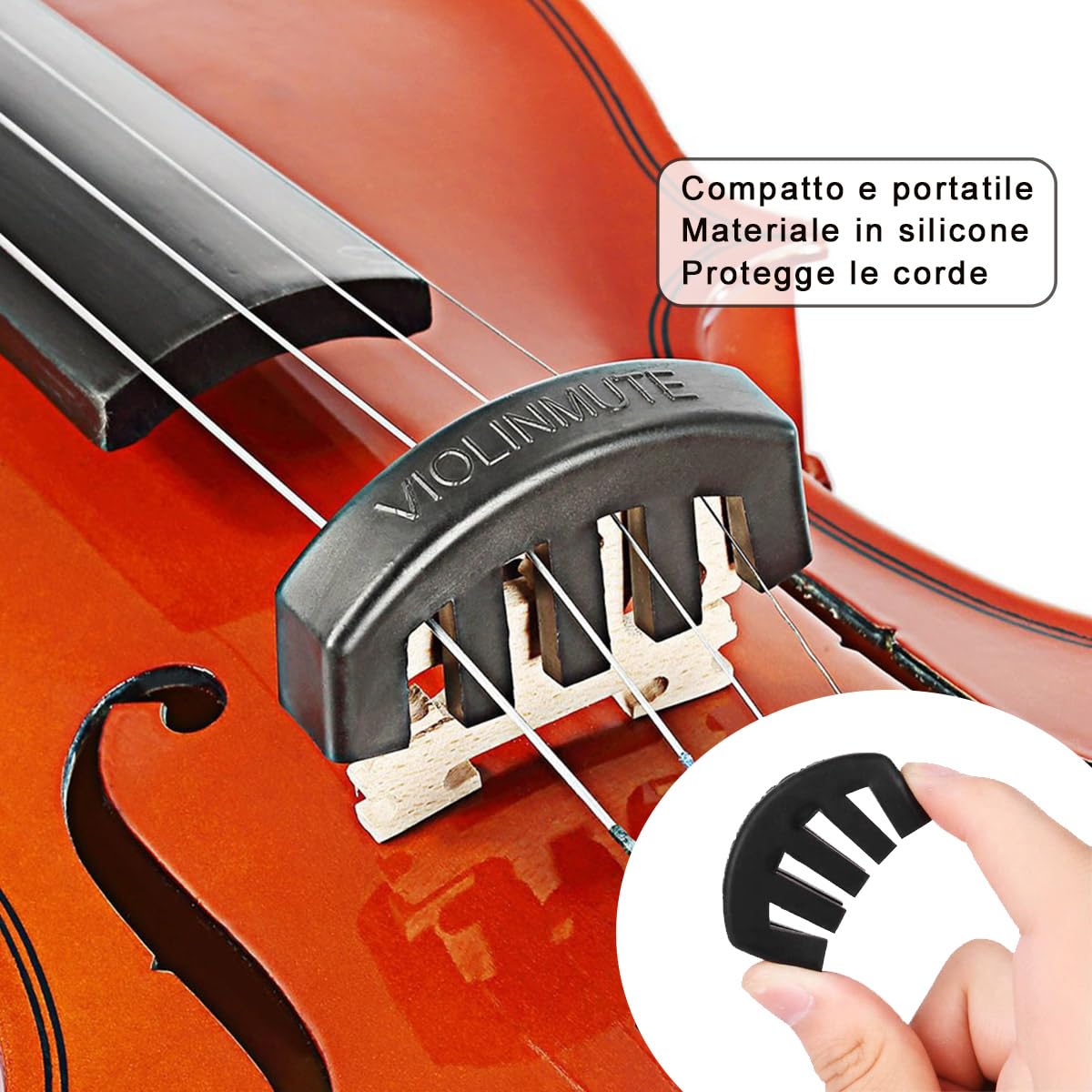 CUEMOON Shoulder Rest for Violin 3/4 and 4/4 - Image 3