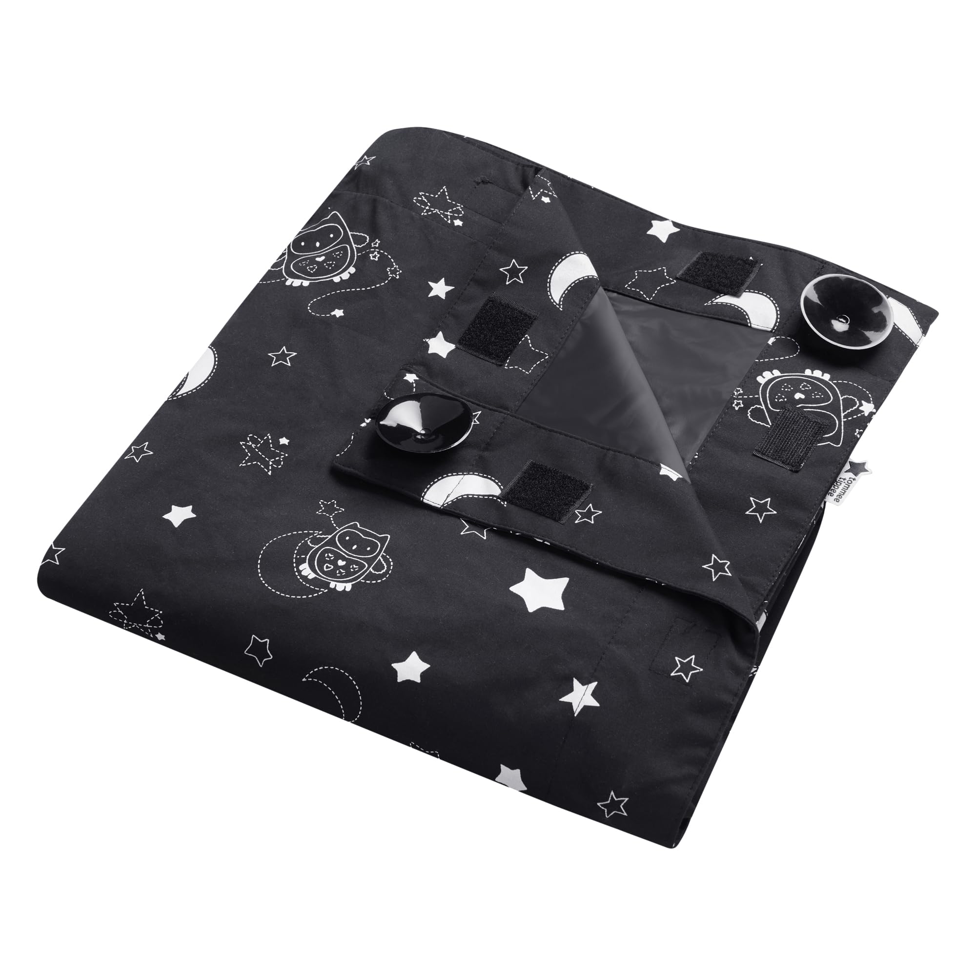 Tommee Tippee Rideau Occultant GRO-Anywhere Blind Ollie la Chouette, Portable, Léger, 130 x 198 cm