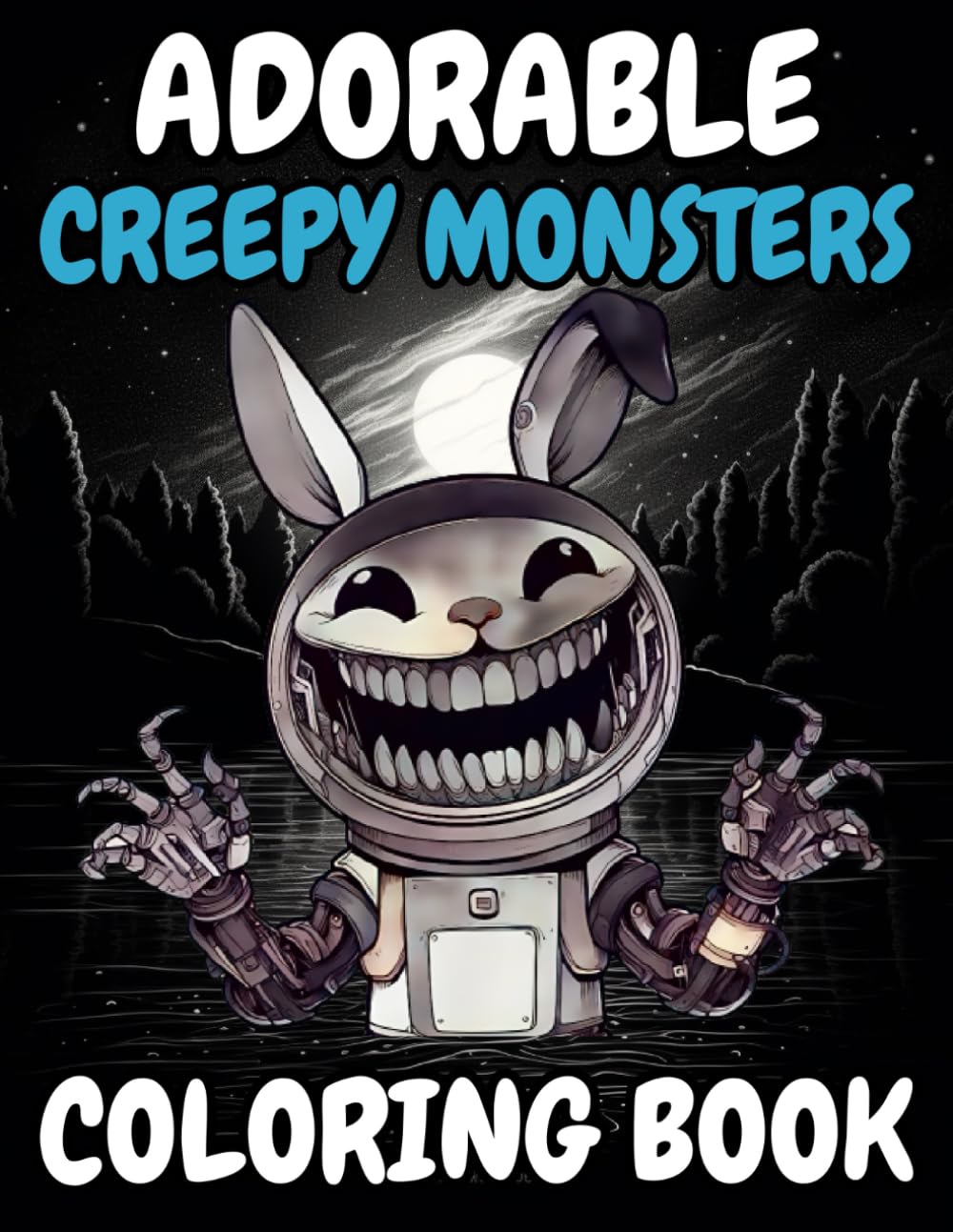 Adorable Creepy Monsters Coloring Book: Monstrously Cute and Scary Little Adorable Monsters Coloring Book For Adults and Teens, Perfect Gift for ... Creepy Monsters Coloring Books For Adults)