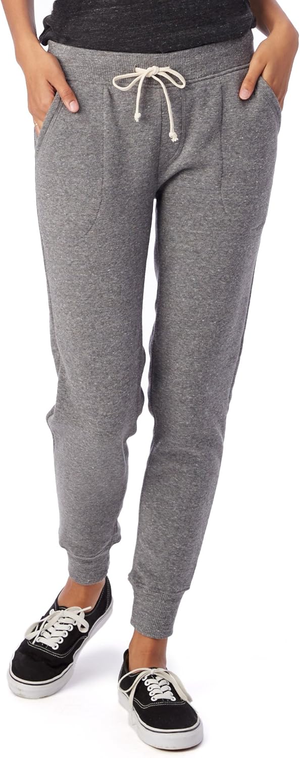 Alternative Women's Sweatpants, Eco-Fleece Tri Blend Jogger Pant