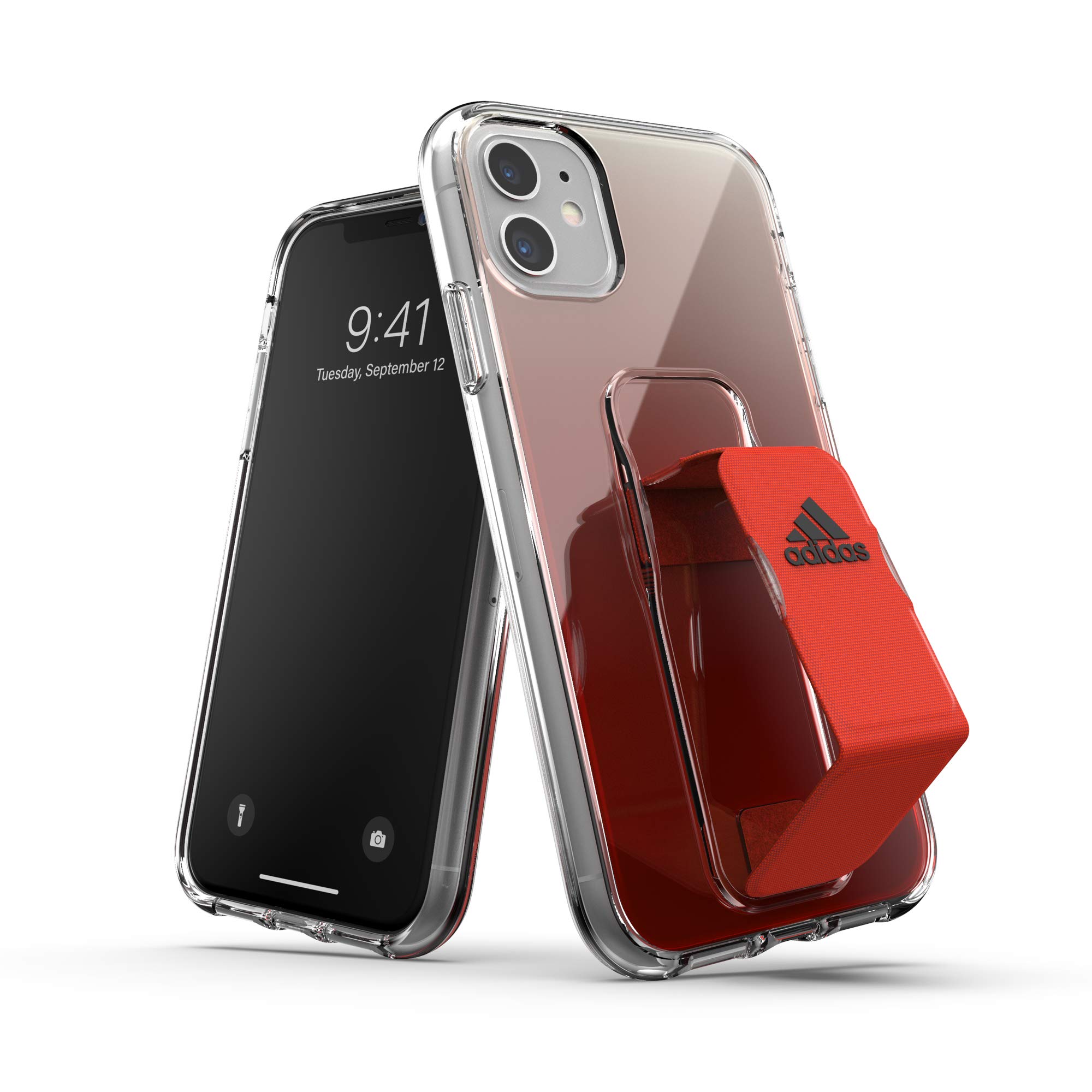 Adidassports Designed For Iphone 11 Clear Case With Grip Stand