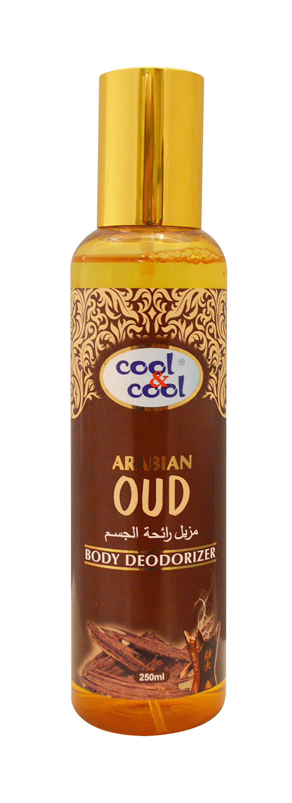 Cool & Cool Arabian Oud Body Spray | Fresh & Calming Fragrance to Eliminate Body Odour, For Everyday Wear, Unisex, 250ml