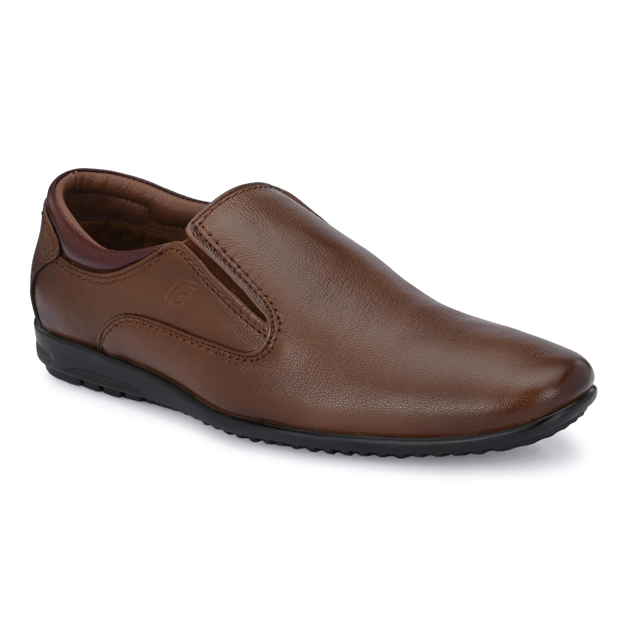egoss Comforts Premium Genuine Leather Slip On Formal Shoes for Men (Tan-7)-197013 (B0CDV4HN8X) Amazon Price History, Amazon Price Tracker