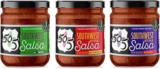 505 Southwestern Craft Salsa 15 Ounce Glass Jars (Pack of 3, Variety Pack)