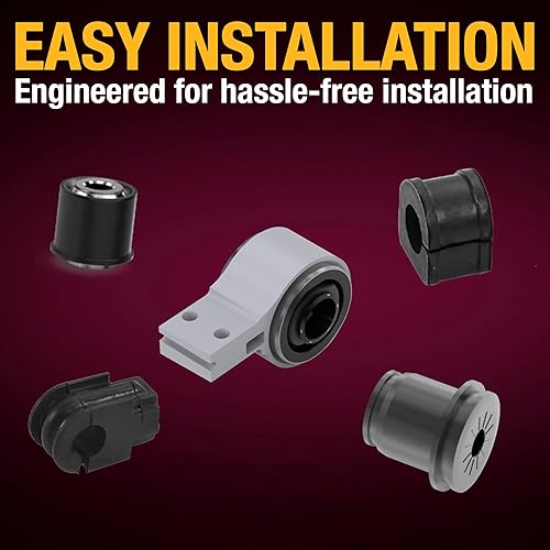 Miniatura 3 de Metrix Premium Chassis Parts - Kit de bujes de brazo de control delantero inferior trasero de 2 piezas compatible con Saturn Vue 02-10, Chevrolet