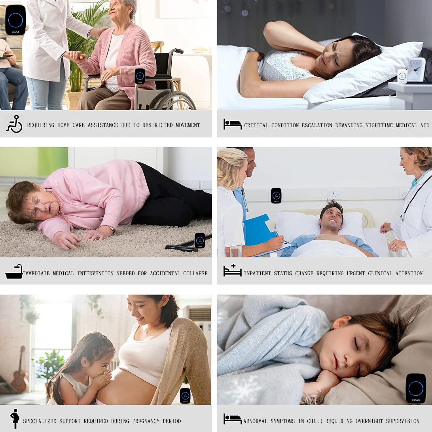 Kit de timbre inalámbrico con rango de 1000 pies, IP44 impermeable, 36 campanas, alertas de puerta delantera/trasera, 5 niveles de volumen y flash LED, fácil instalación para el hogar, oficina, aula