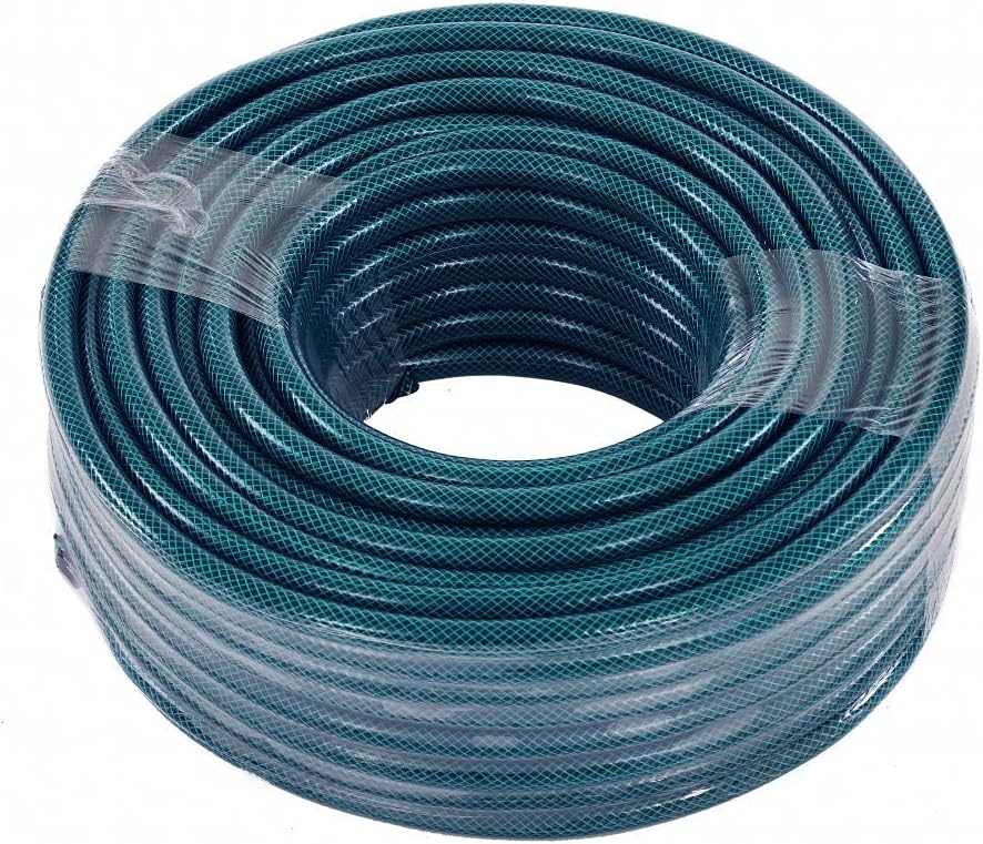 Oypla 30m PVC Flexible Green Hose Outdoor Garden Hose Pipe Amazon.co