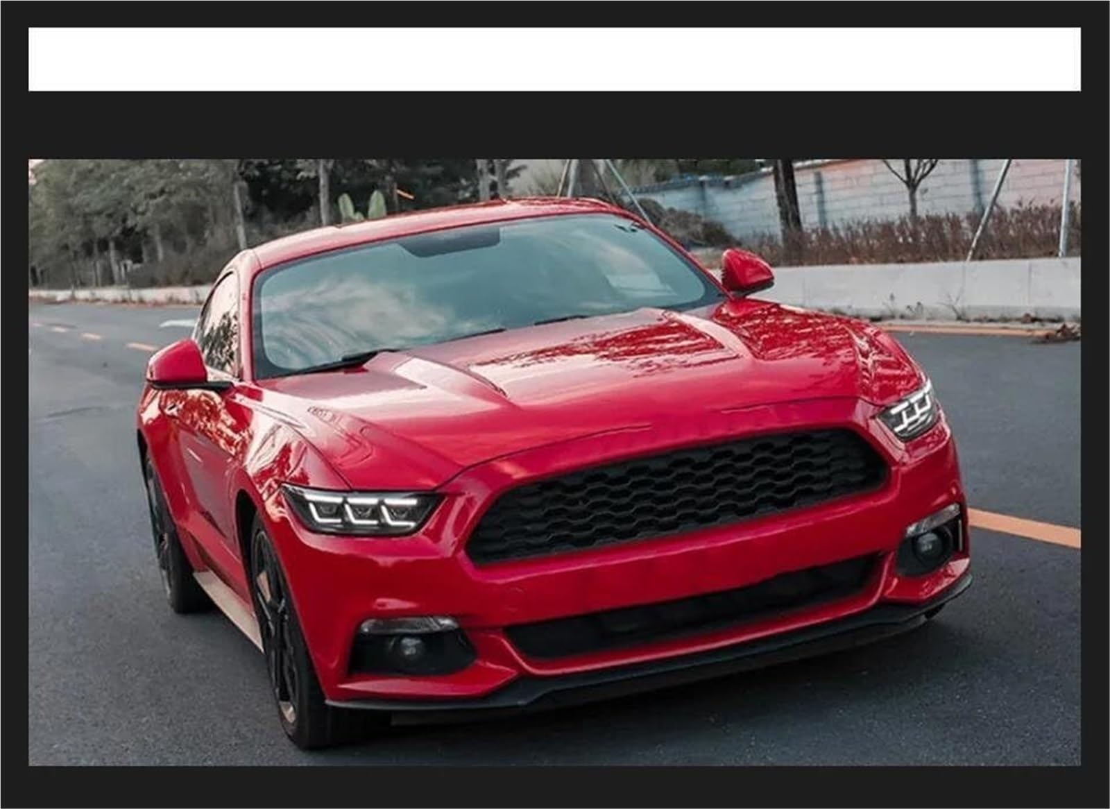 Genérico Accesorios montaje faros Faros delanteros para Ford para Mustang 2015-2017