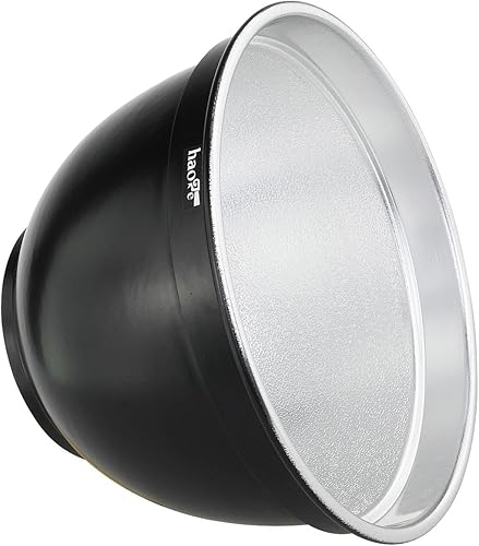 Haoge 7 "estándar reflector difusor lámpara pantalla plato para Balcar Alienbees Alienbees Paul C Buff Einstein White Lightning Studio luz