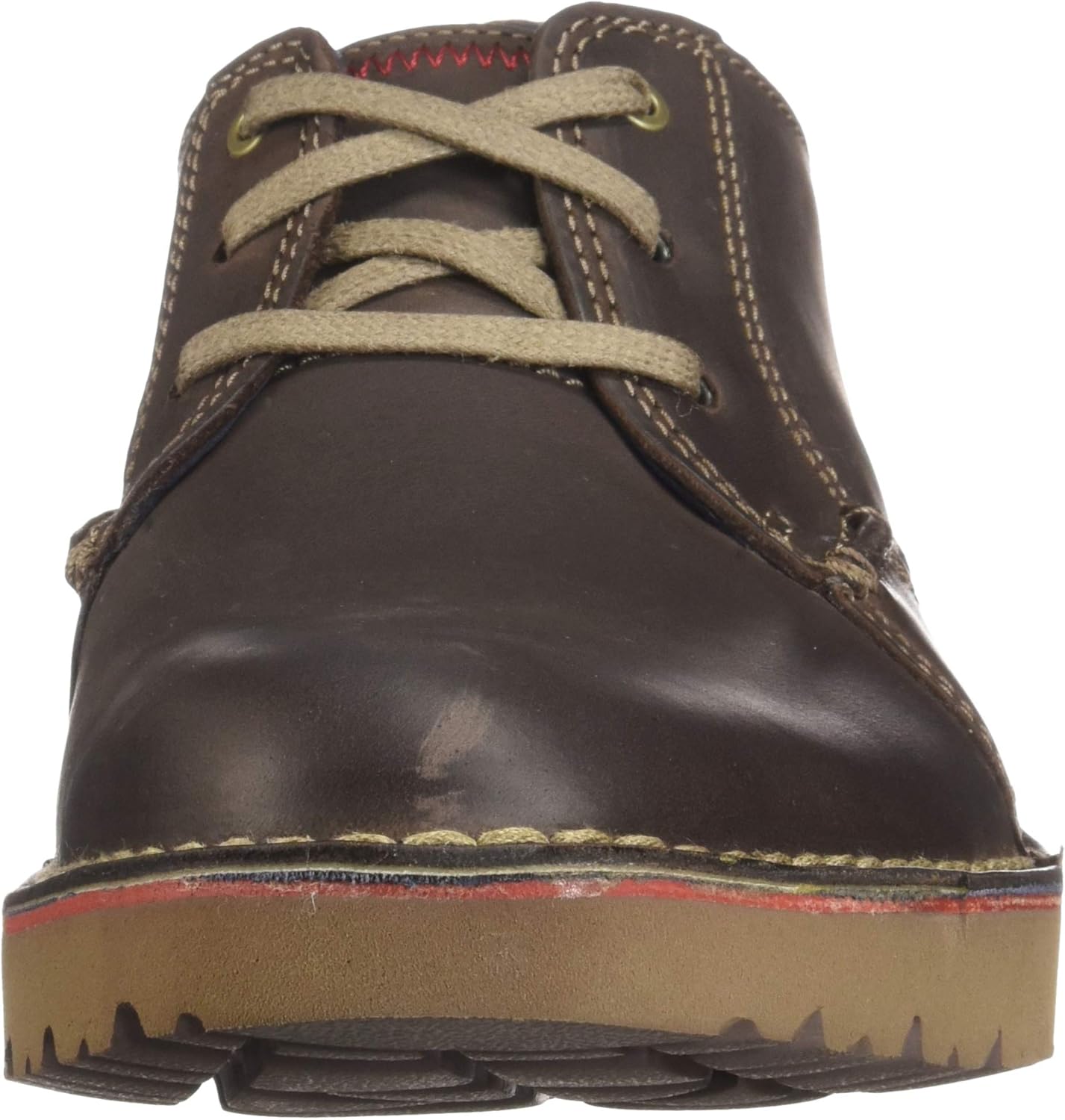 Clarks Men's Vargo Plain Oxford 110 M US Dark Brown Leather