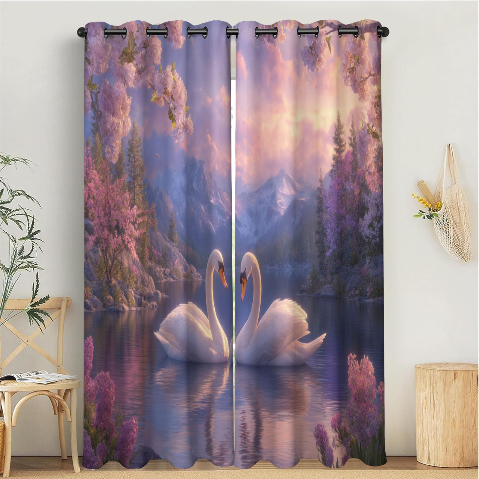 Rideaux isolants thermiques anti froid occultants cygnes