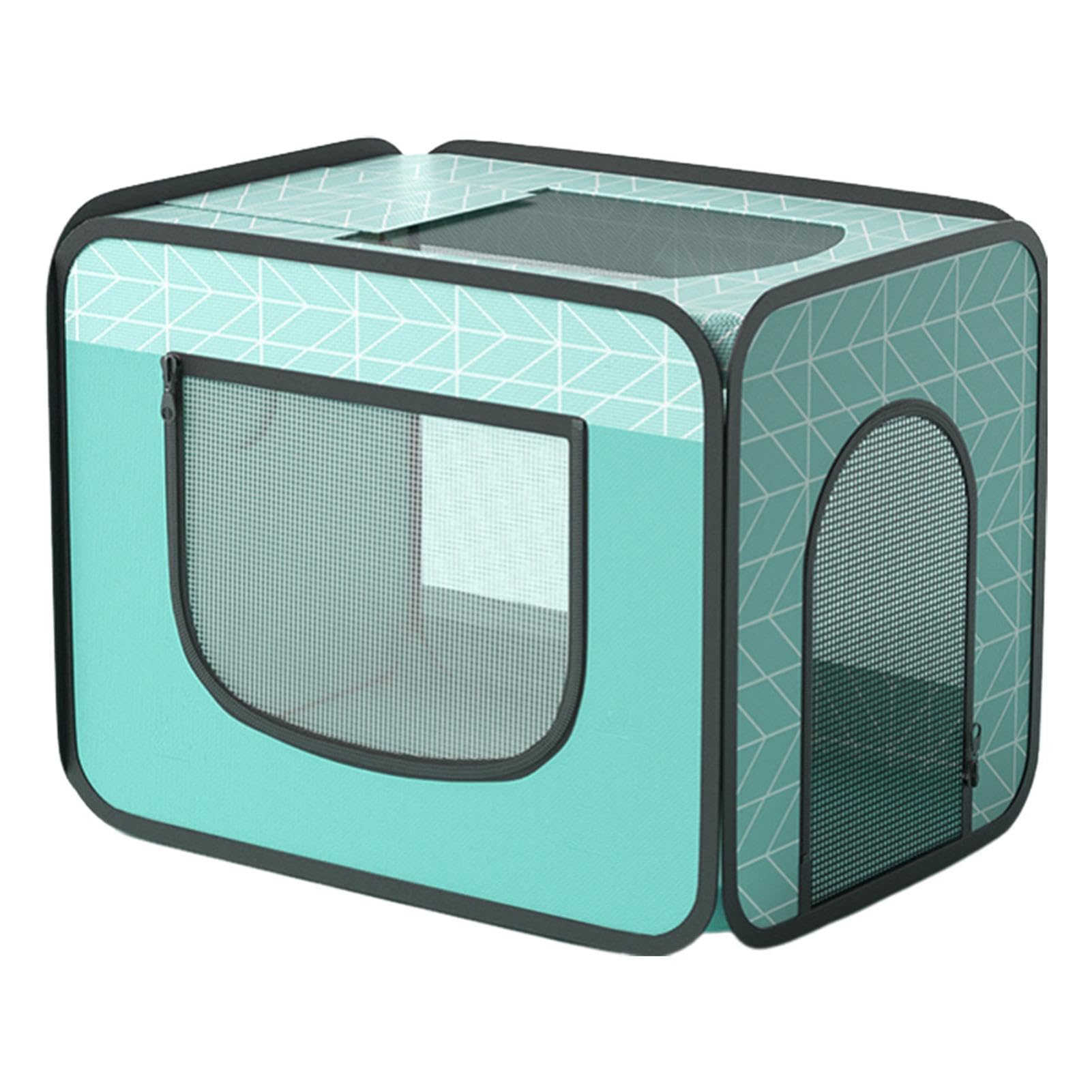 Sulxyi Caja Secadora para Mascotas, secador de de Perro, Caja Secadora de Gatos, Caja Secadora de Aseo, Caja de Secado Plegable Transpirable para Perros, cámara de Secado portátil para Mascotas,