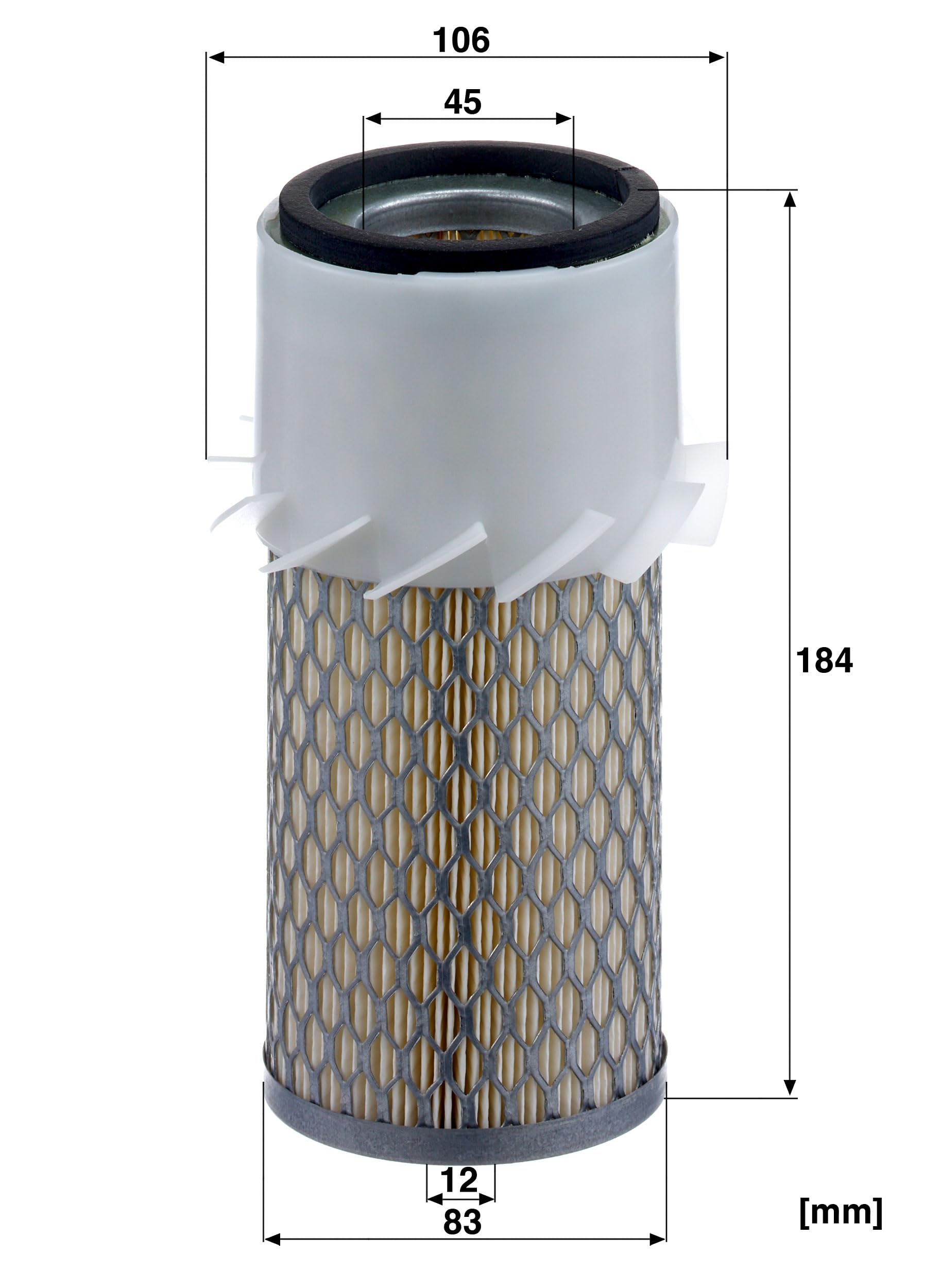 MANN-FILTER C 934 X - Filtre à Air Premium Pour Applications Non Routières