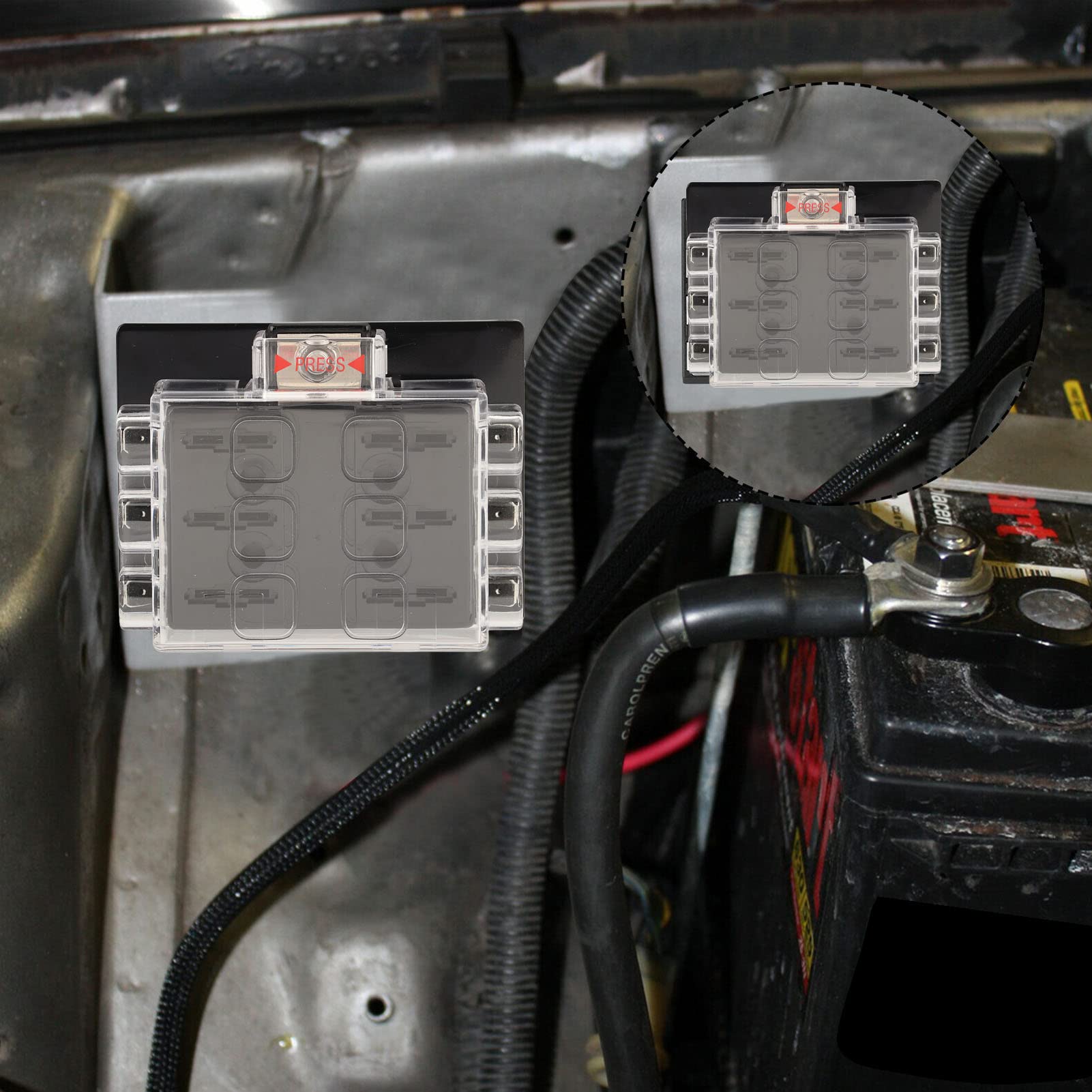 Porte-fusible En Ligne CREA, Faisceau De Câbles 12 AWG étanche IP67 - Foto 6