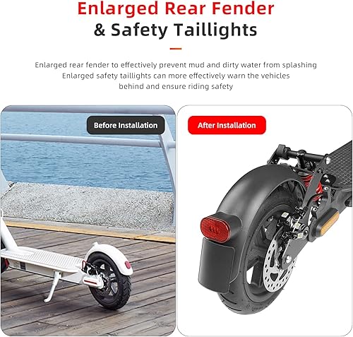 Miniatura 4 de ulip Kit de suspensión trasera de scooter eléctrico accesorios de luz trasera para Xiaomi M365 Pro Pro2 1S MI3 Essential Lite Scooter