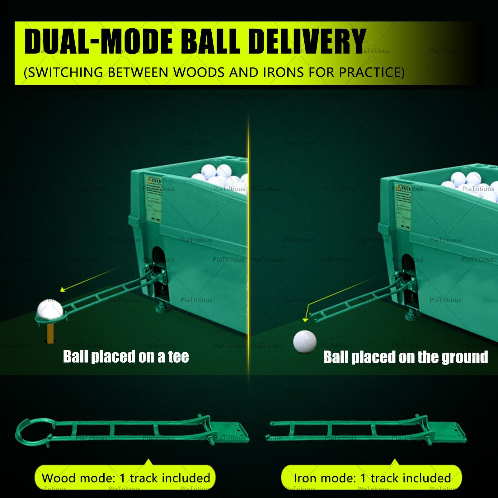 Golfball Spender für Golfschläger,Golf Ball Dispenser