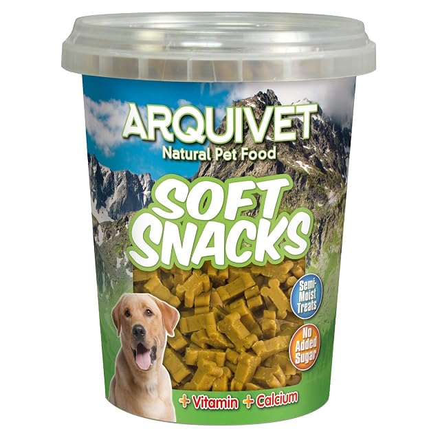 Arquivet Soft Snacks para Perro Huesitos Pollo, 300 g (Paquete de 1)
