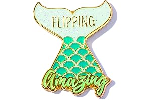 Flipping Amazing Mermaid Appreciation Award Lapel Pin