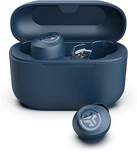 JLab Go Air Pop+ True Wireless Earbuds, in Ear Headphones, Bluetooth Earphones, 35H Playtime Ear Buds, Bluetooth Earbuds with Microphone, USB-C Charging Case, Dual Connect, EQ3 Sound, Navy Blue asin的图片