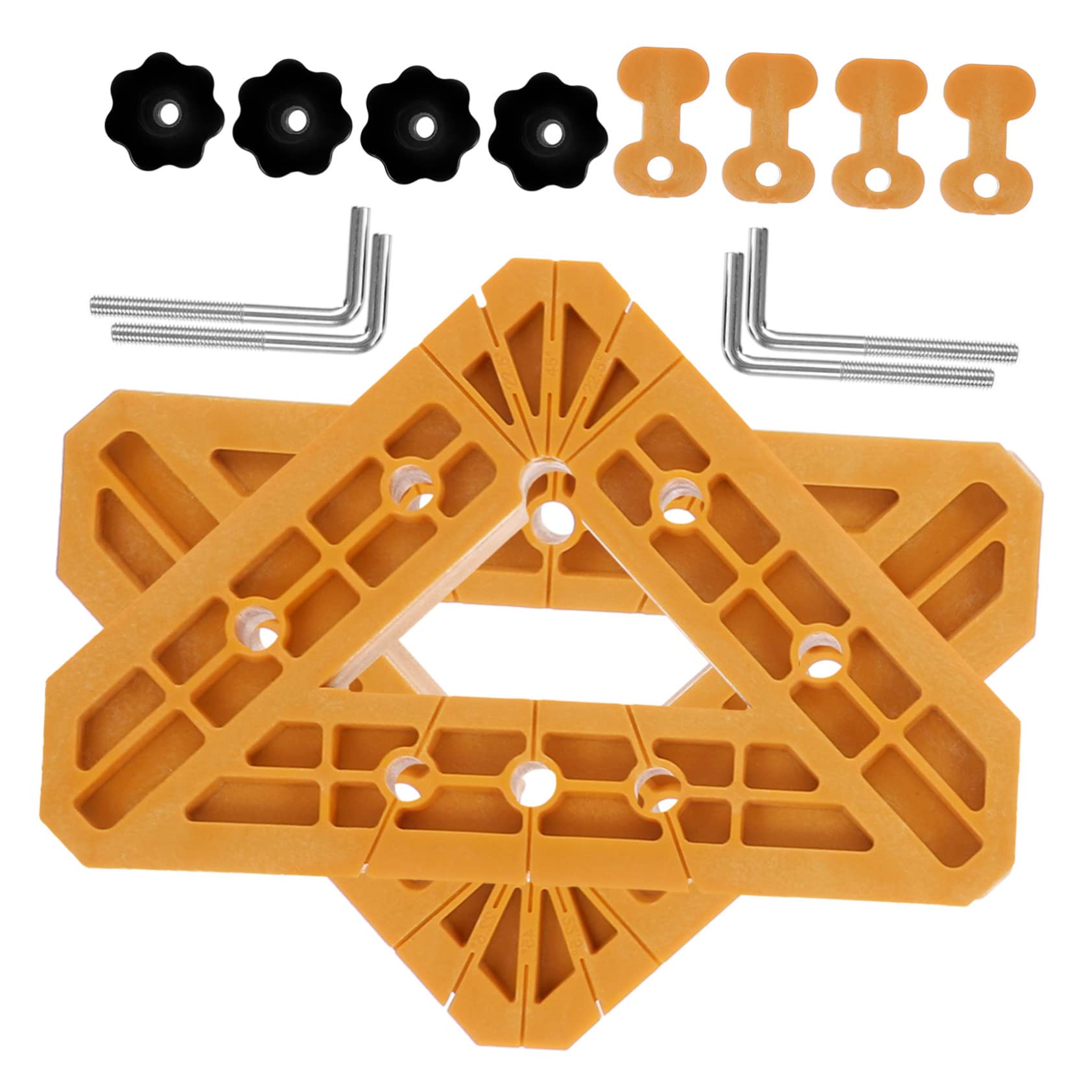 Pince à 90 degrés Healvian en nylon orange pour positionnement et assemblage