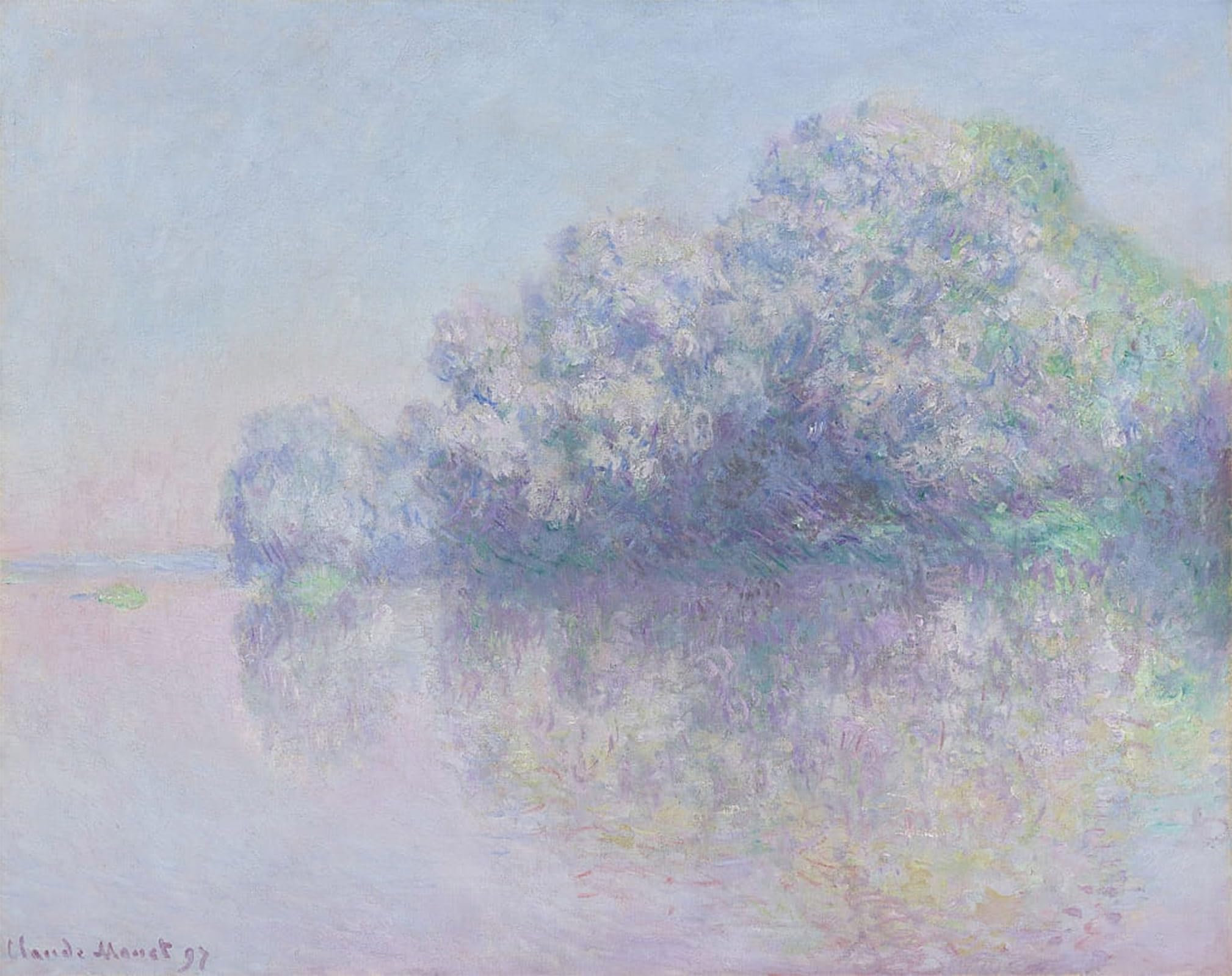 SERENDIPITP Aesthetic Poster Photo Wall Print Retro Picture The Island of Nettles by Claude Monet Modern Wall Artwork for Home Decor 60x90cm