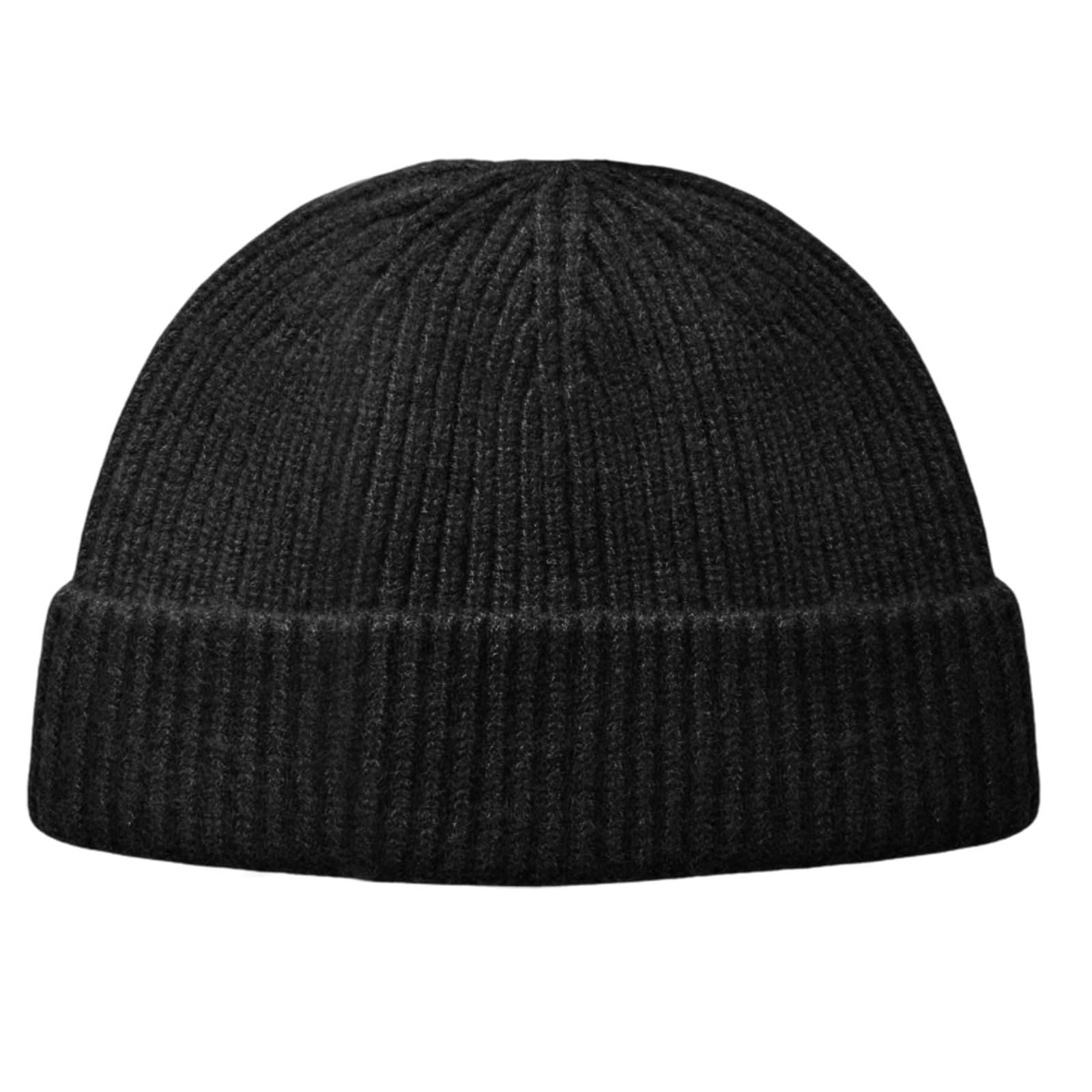 Trawler Winter Beanie Hat Baseball Cap Roll up Edge Skullcap Fisherman Beanie Unisex Cuffed Short Knit Fisherman Beanie Winter Hats