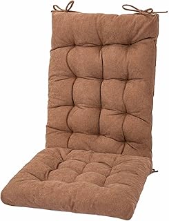 Rocking Chair Cushion, Chair Cushions, Premium Tufted Back and Seat Cushion Non Skid Slip, Chair Pads for Indoor Home, Kit...